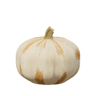 Pale pumpkin, full and round