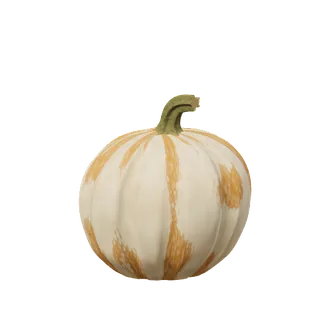 Pale pumpkin, a little lopsided